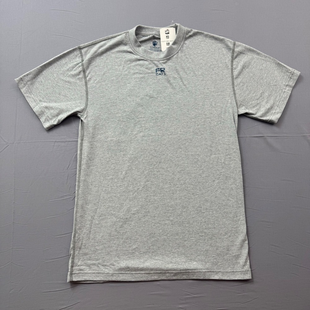 Tyndale FRMC Flame Resistant Gray T-Shirt Mens Medium CAT 1 ATPV 4.7 F025T USA